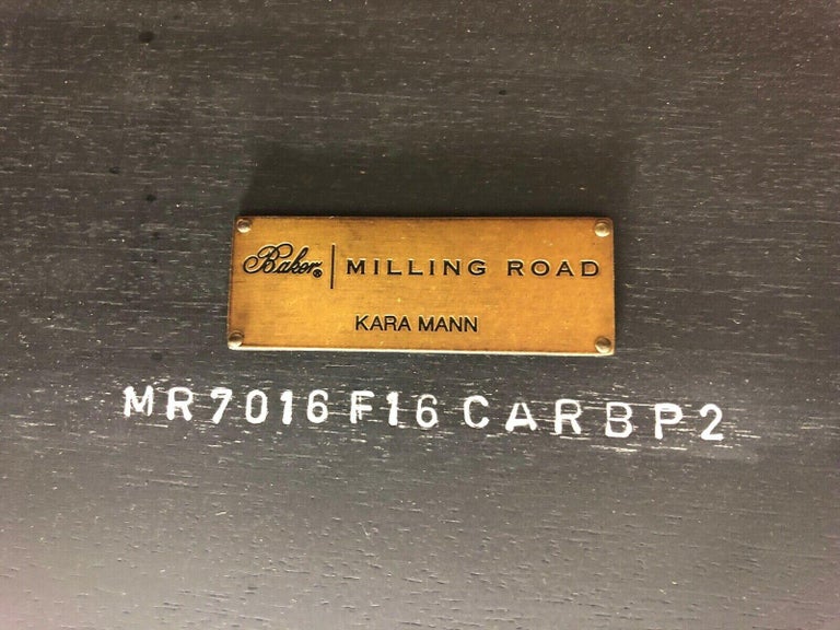 BAKER Milling Road Better Together Bench in Black by Kara Mann Pair