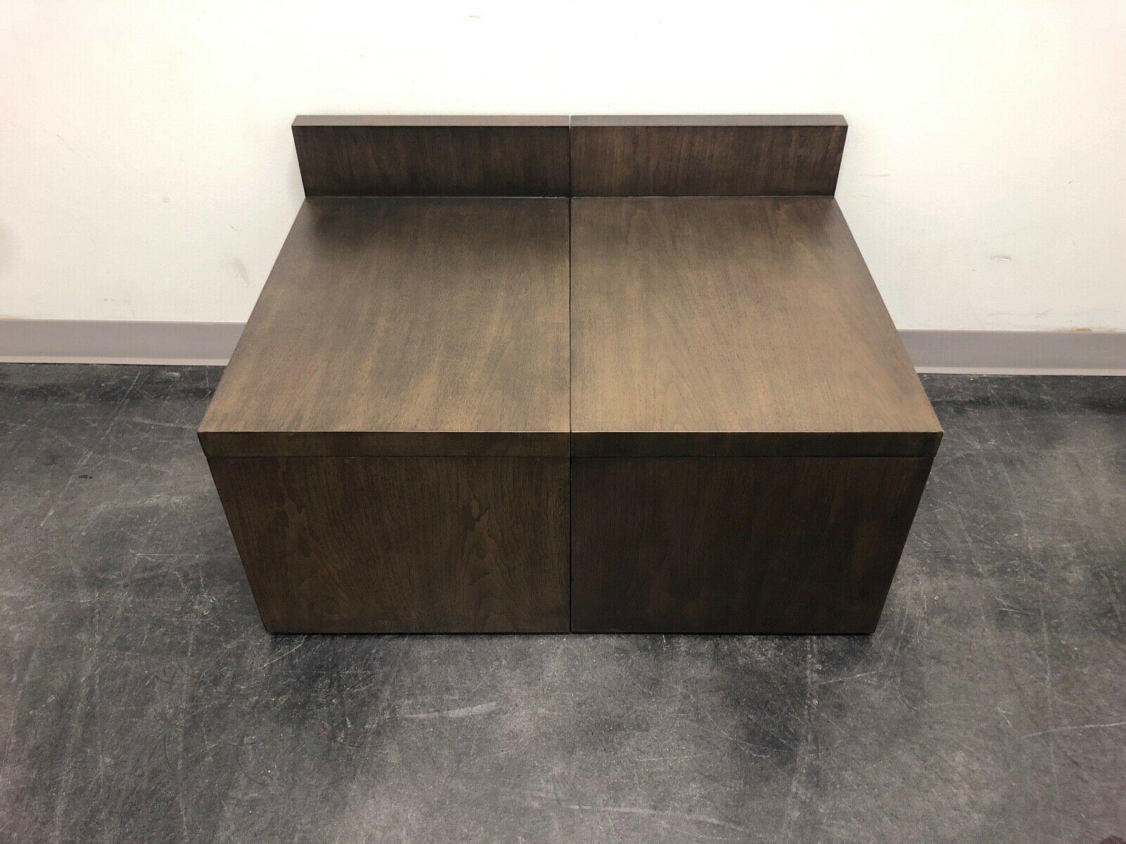 BAKER Milling Road Better Together Bench in Walnut by Kara Mann - Pair In New Condition In Charlotte, NC