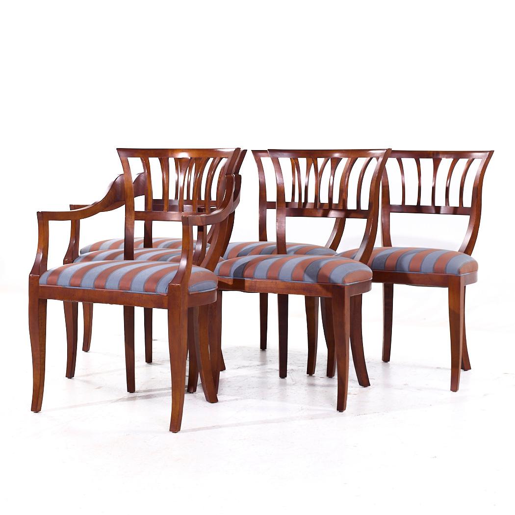 American Baker Milling Road Biedermeier Dining Chairs - Set of 6