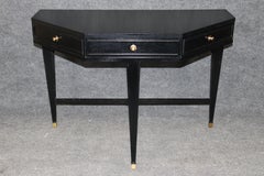 Baker Milling Road Darryl Carter Ebonized Directoire Style Brass Mounted Console