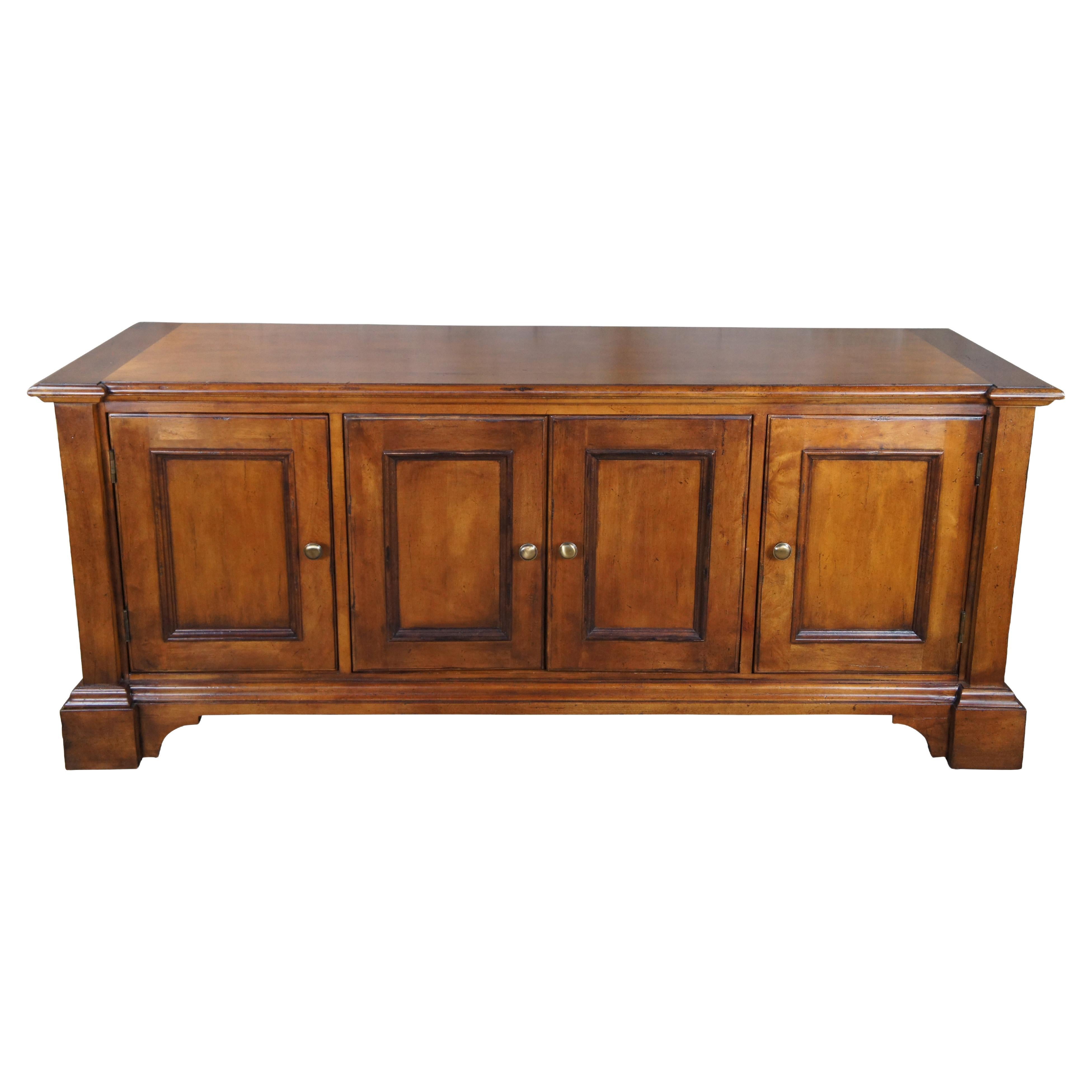 Baker Milling Road French Louis Philippe Style Sideboard Credneza Console Table For Sale