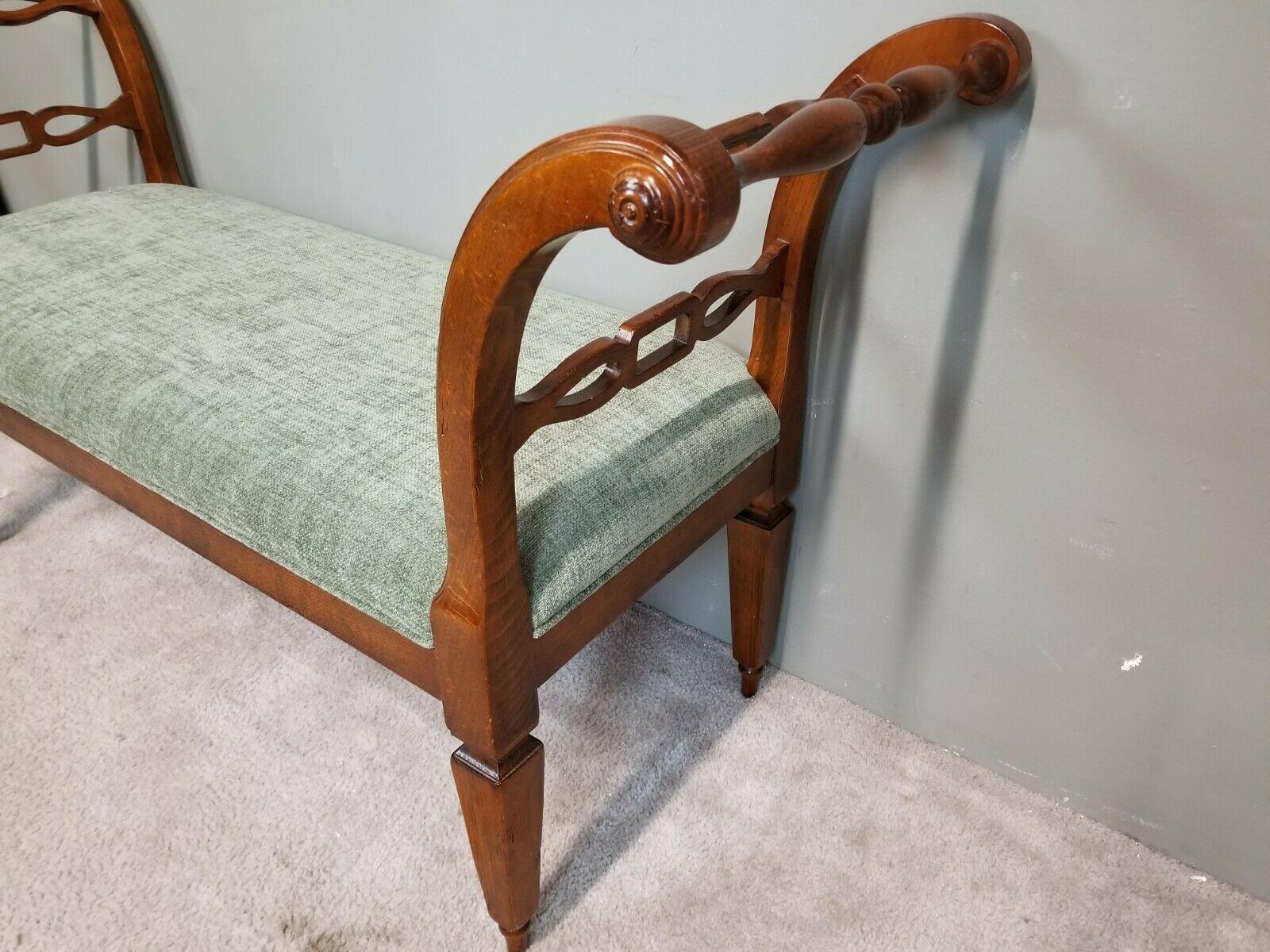 Unknown Baker Milling Road Italian Upholstered Bench For Sale