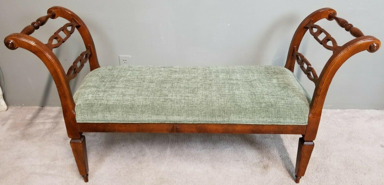 Baker Milling Road Italian Upholstered Bench For Sale 1