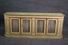 Baker Milling Road Paint Decorated Venetian Style Sideboard Buffet Server C1950