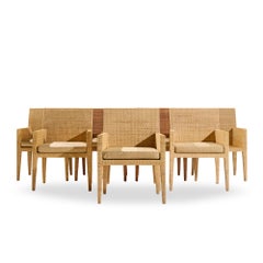 Baker Milling Road Rattan Dining Chairs - Set of 8