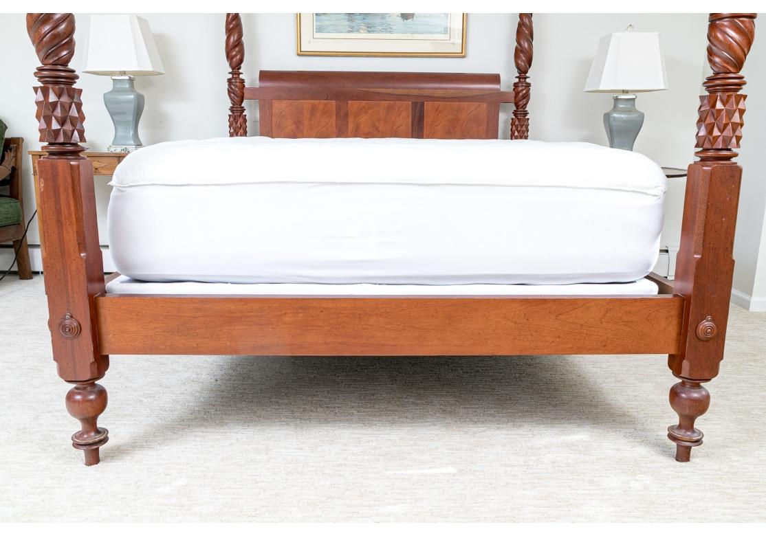 20th Century Baker Milling Road West Indies Four Poster Queen Size Bed  For Sale