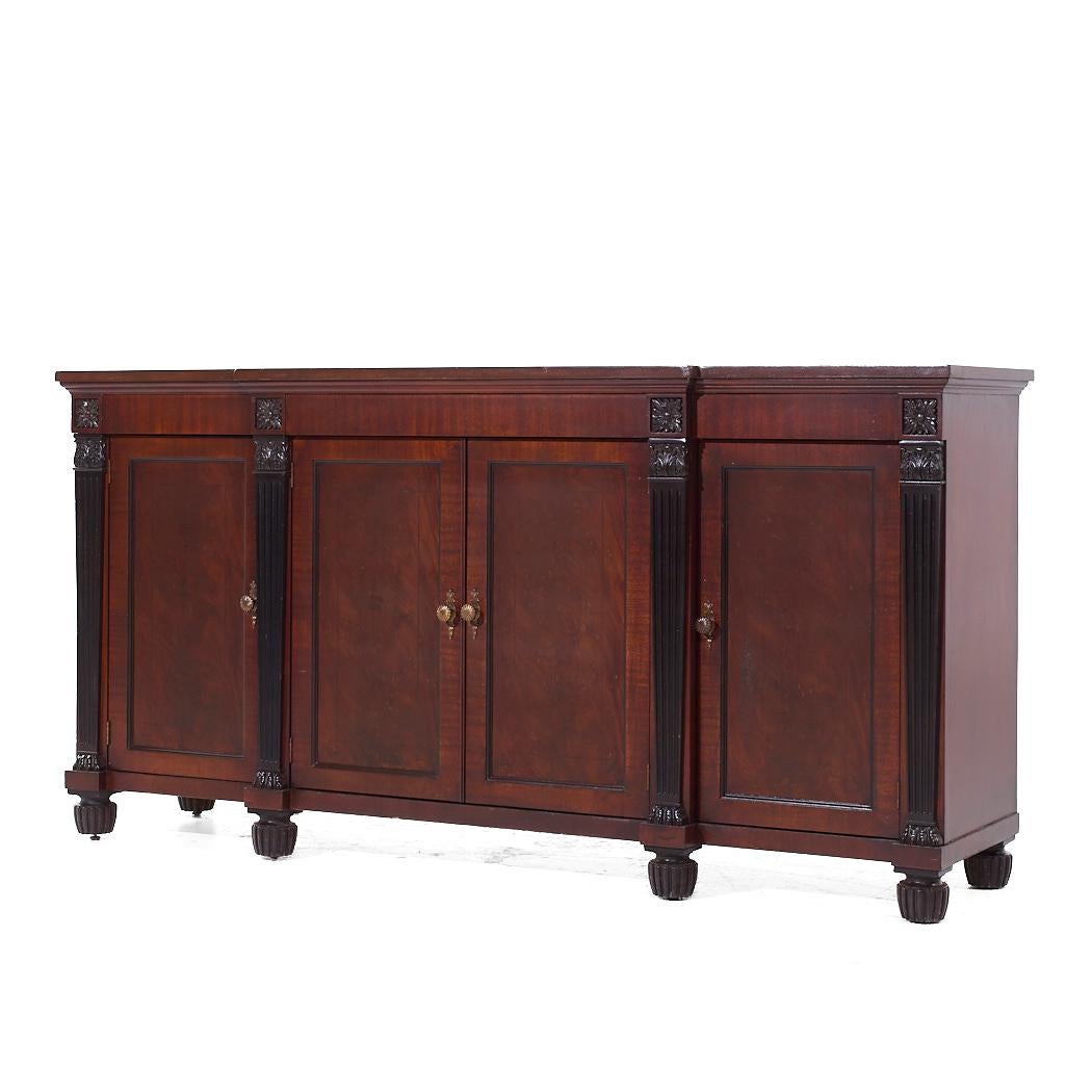 Neoclassico Baker Credenza Neoclassica Francese Impero in Mogano Buffet Server Bar Credenza in vendita