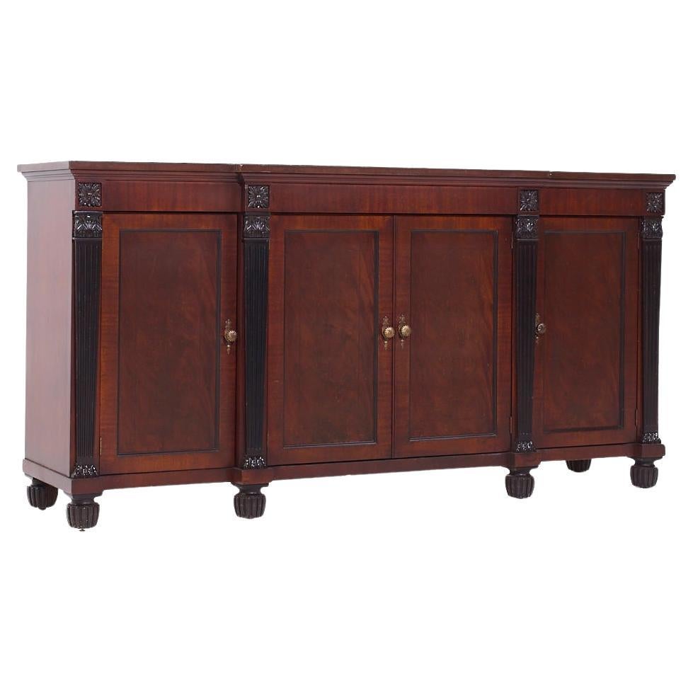 Baker Néoclassique Empire français Acajou Buffet Serveur Bar Crédence
