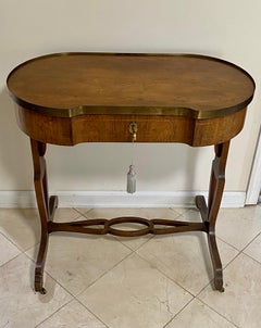 Baker Neoclassical Rosewood Petite Desk, Manor House Collection