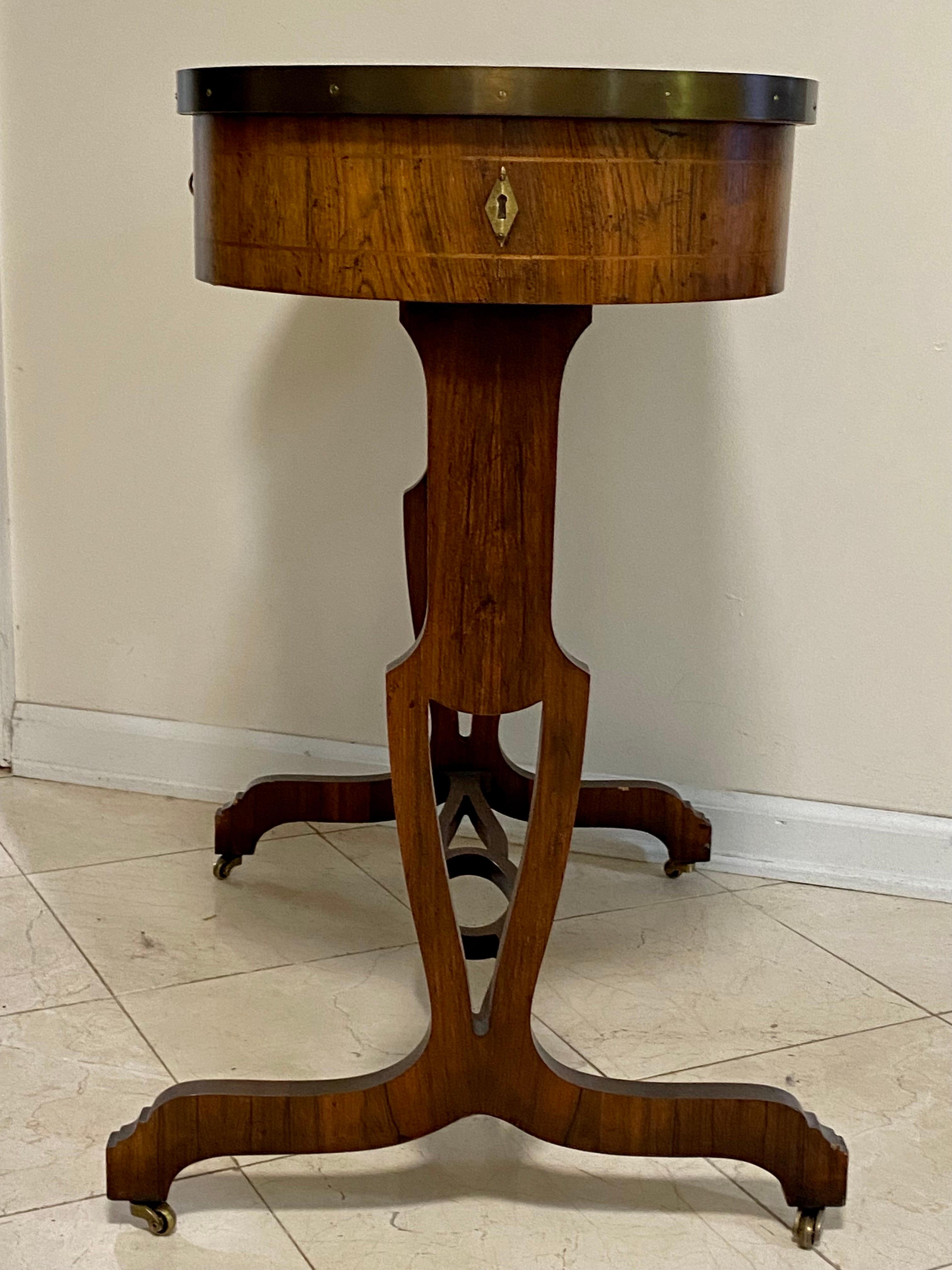 Baker Neoclassical Rosewood Petite Desk, Manor House Collection In Good Condition In Montclair, NY