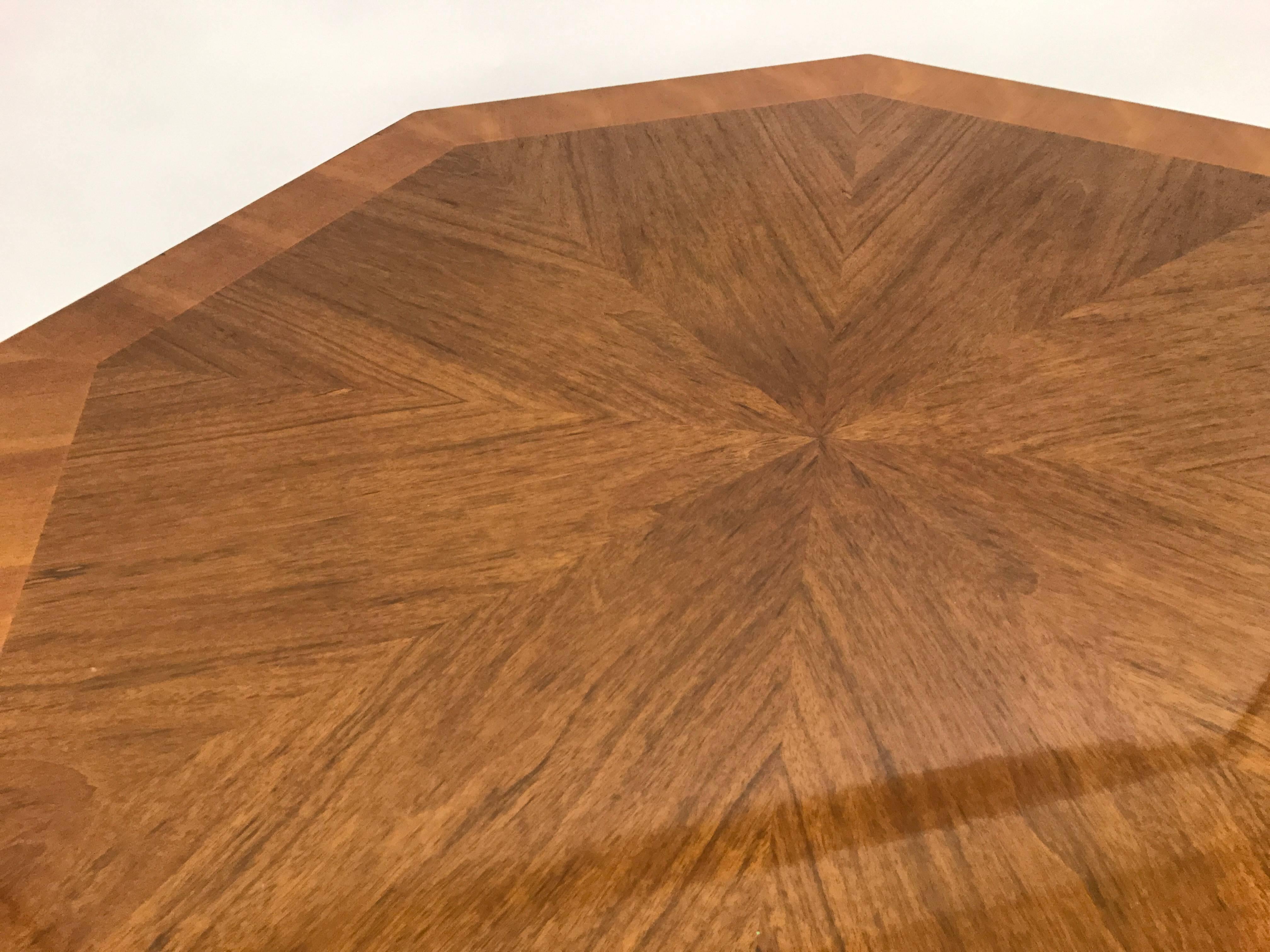 American Baker Octagonal Coffee Table For Sale