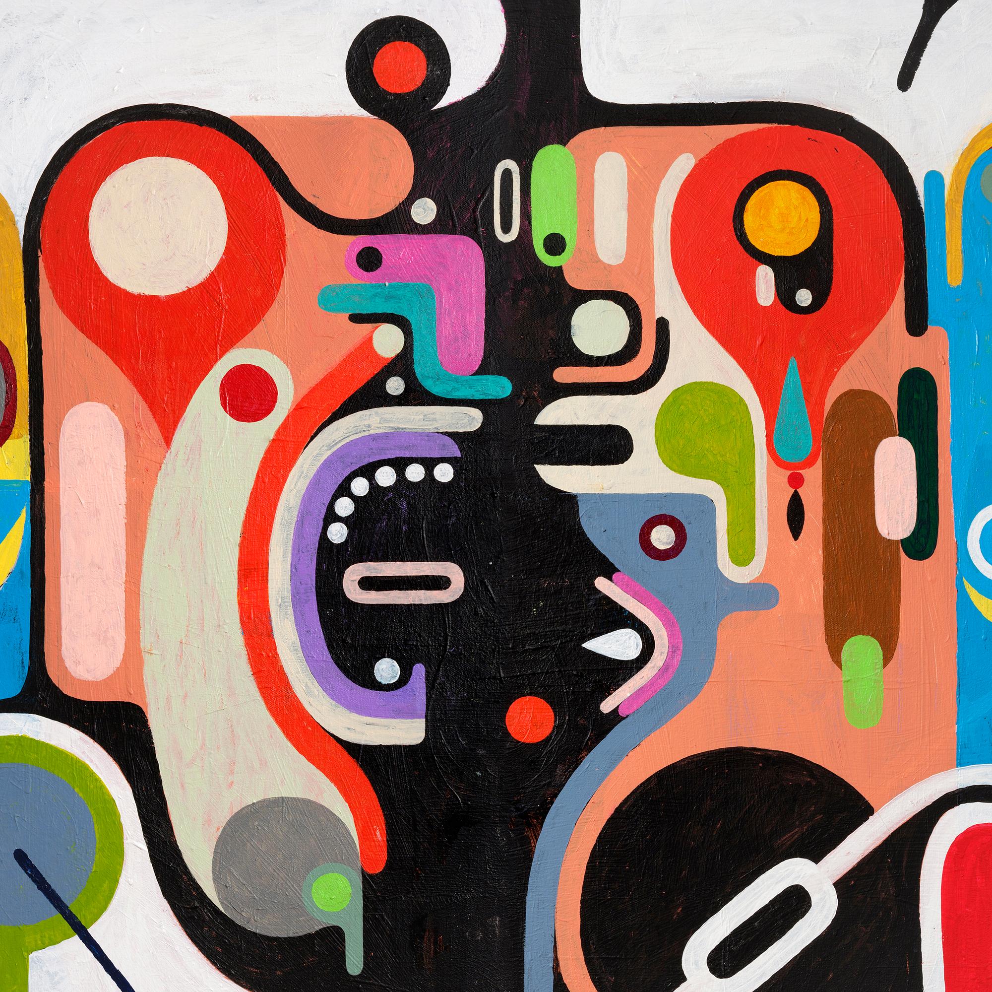 Clap Back - Contemporary Painting by Baker Overstreet