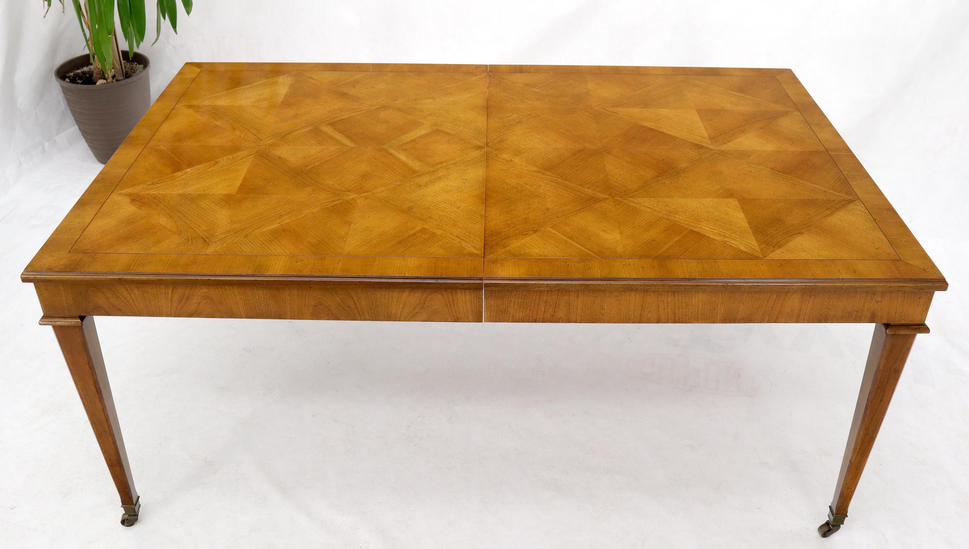 parquet top dining table