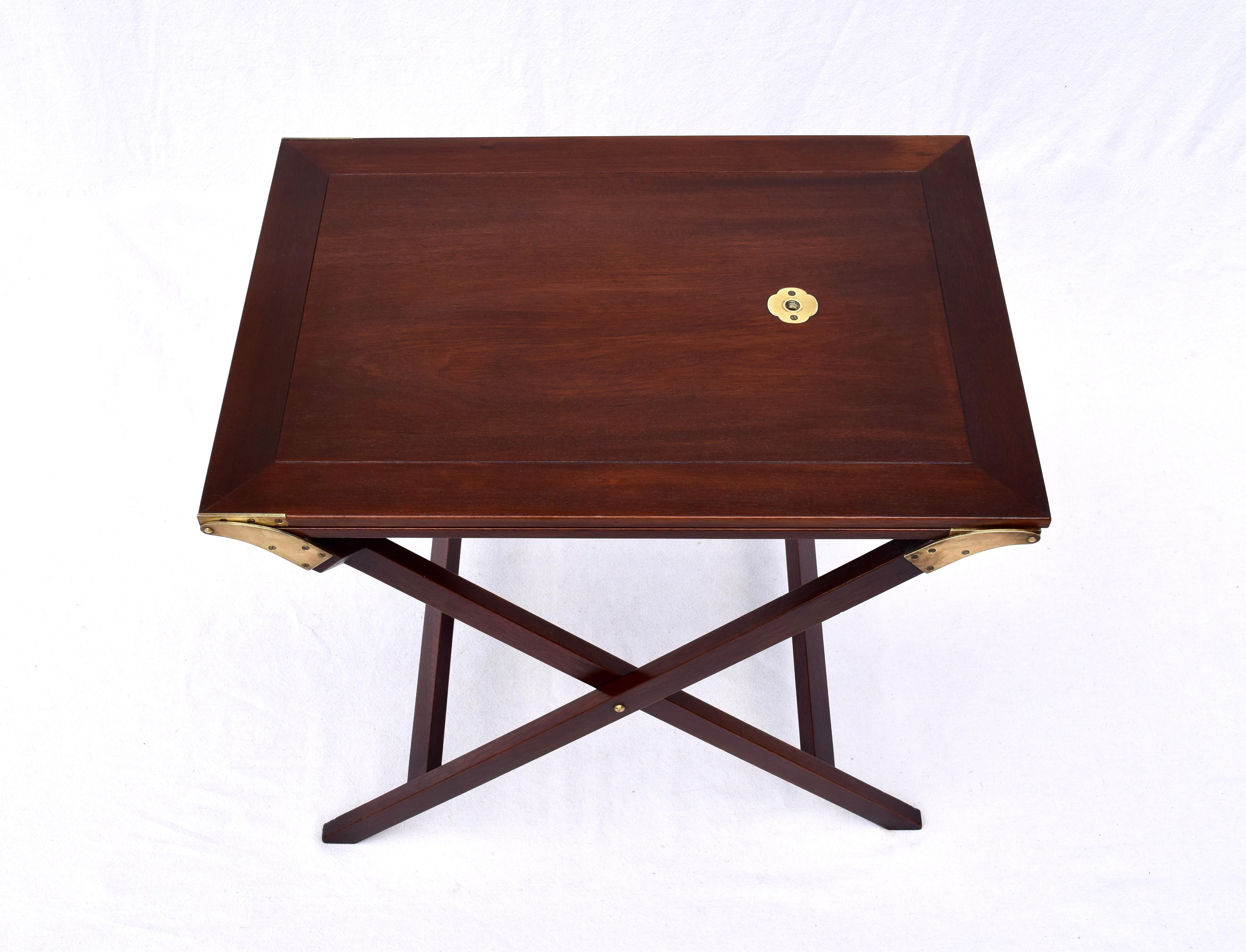 Baker Party Butler Table with Removable Tray and Butterfly Top 5