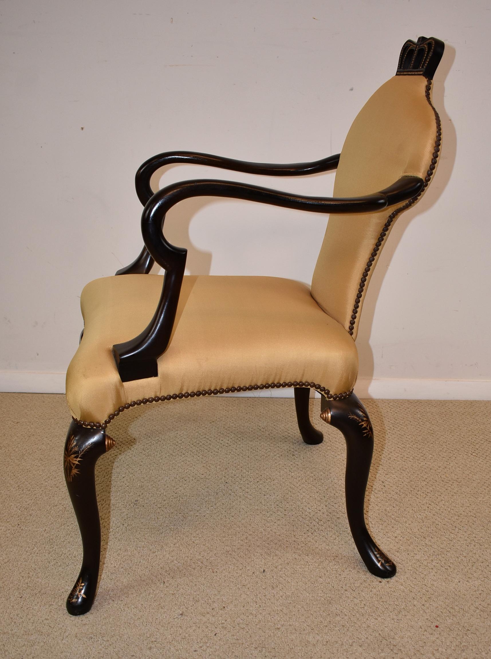 Contemporary Baker Queen Anne Armchair Stately Homes Collection 5139