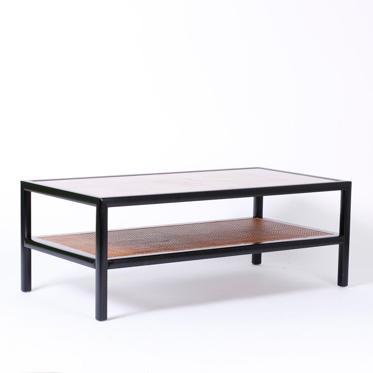Baker Rectangular TwoTiered Coffee Table at 1stDibs