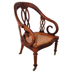 Baker Regency Armchair Desk Dining Rolling