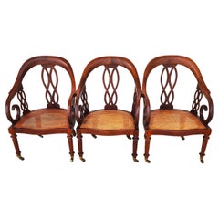Baker Regency Fauteuils roulants Set de 3