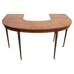 Baker Regency Style Mahogany Drop-Leaf Hunt Table or Desk