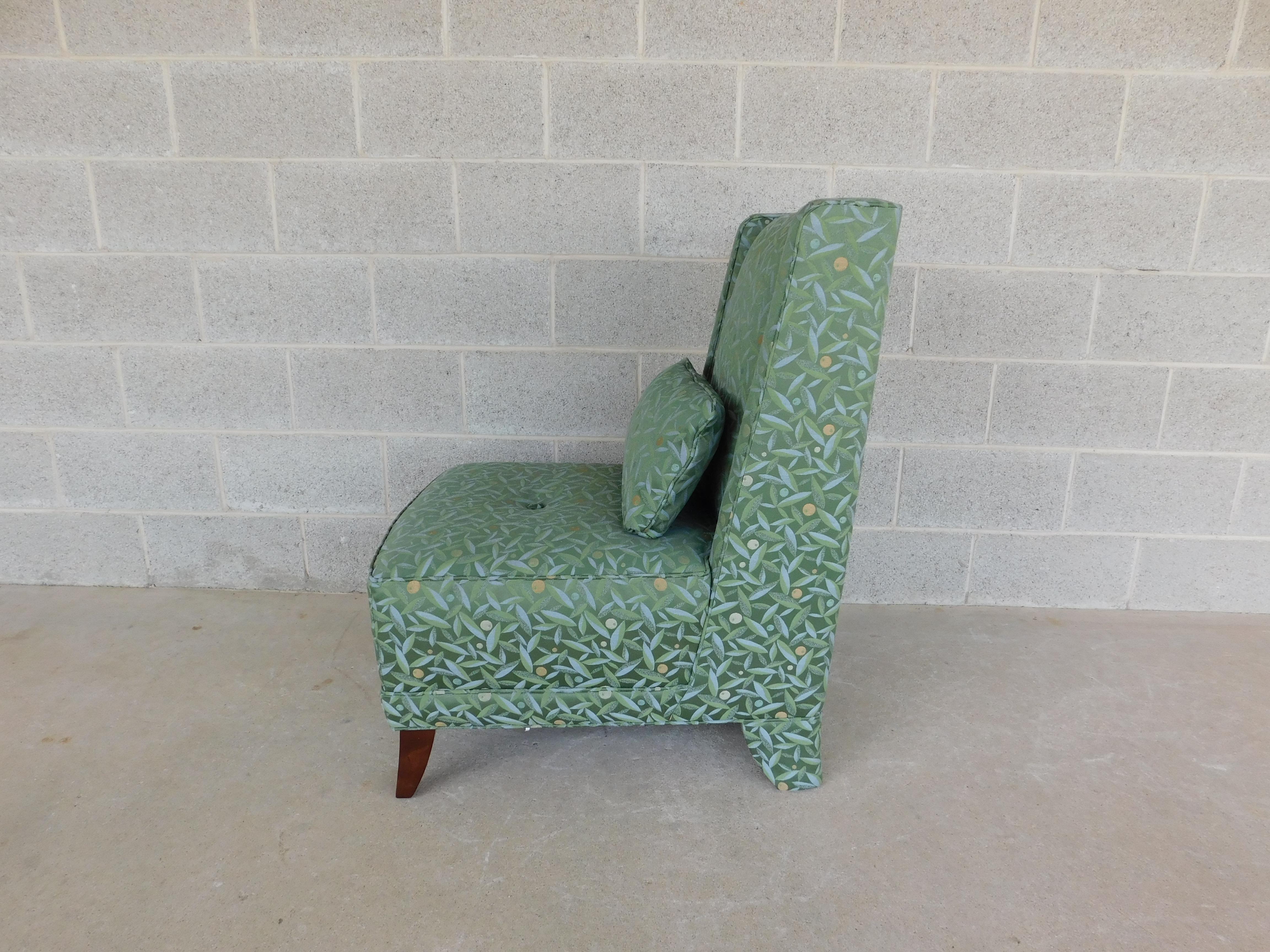Baker Regency Style Slipper Chair For Sale 2