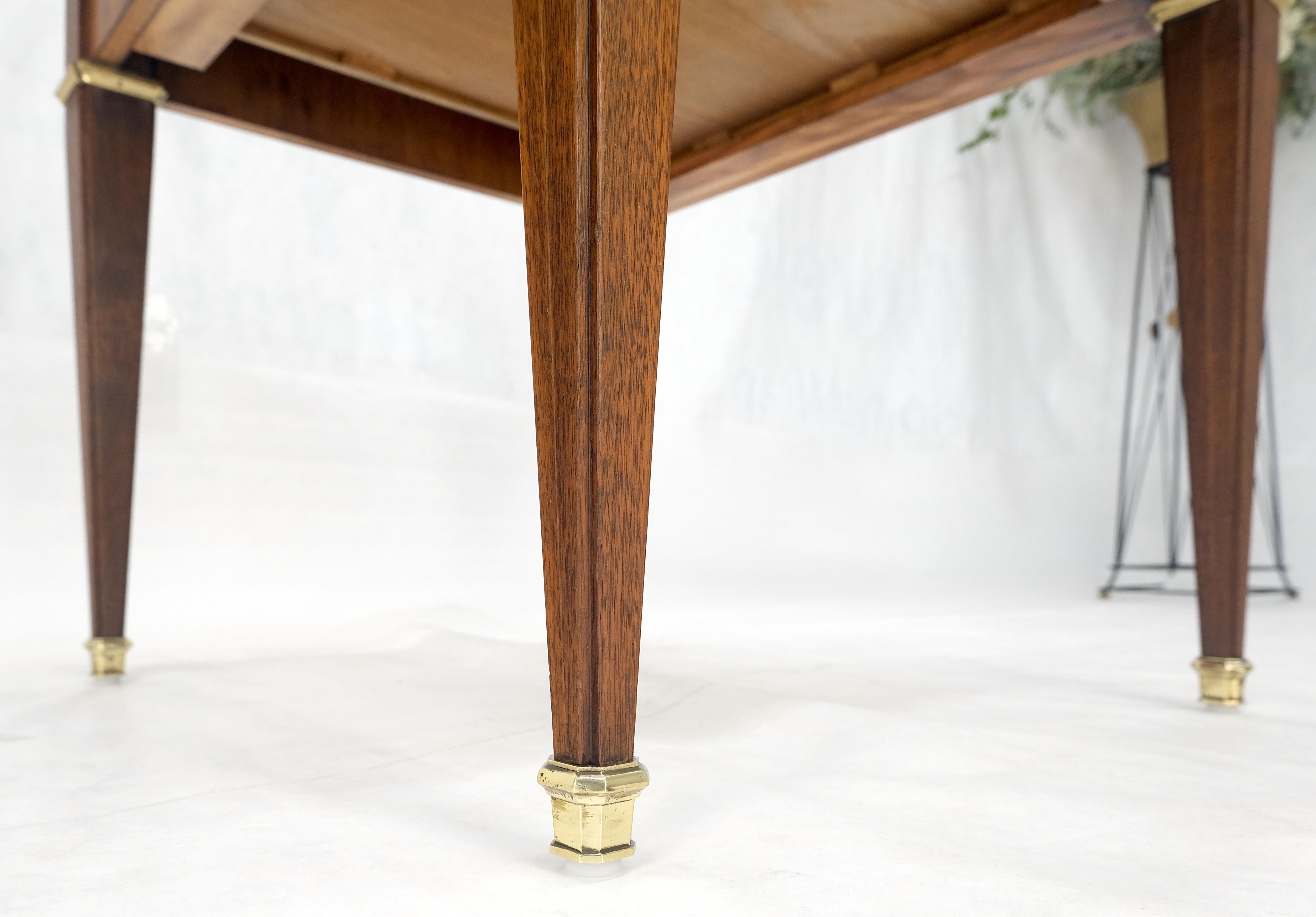 Baker Rosewood & Brass Rectangle End Side Table Night Stand MINT ! en vente 5