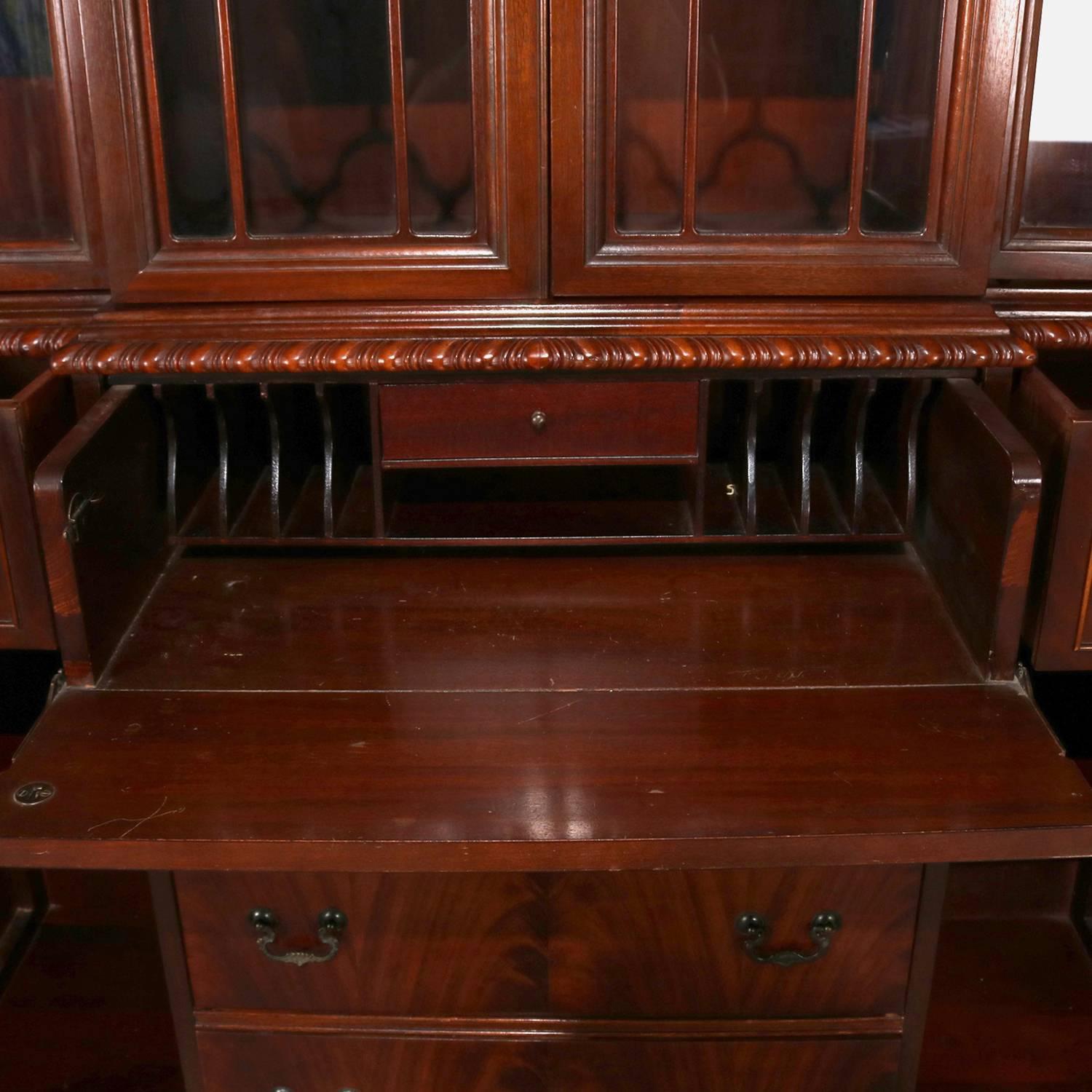 1940 mahogany secretary desk