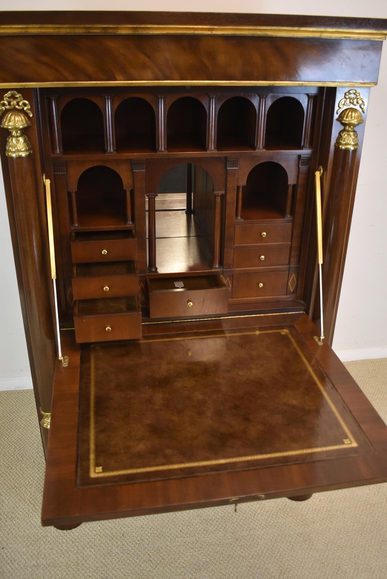 Baker Signature Empire Style Drop Front Desk / Secretary with