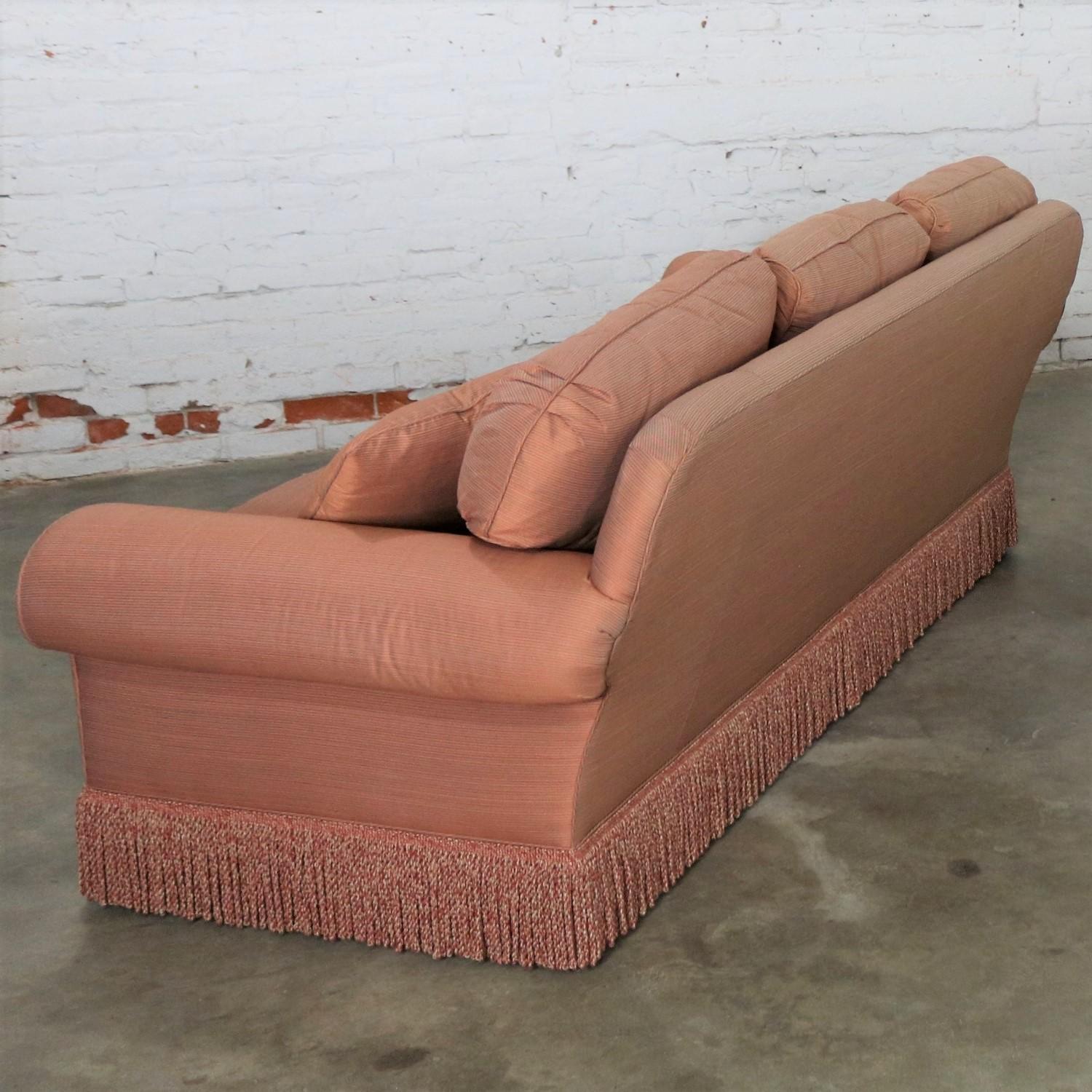 Baker Sofa Lawson Style from the Crown and Tulip Collection Terracotta 1