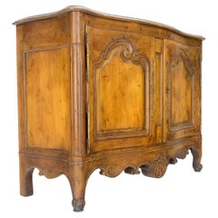 Baker Spanish Colonial Large Carved Double Doors 2 Drawers Compartment Sideboard