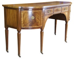 Aparador Baker Stately Homes Hepplewhite Sheraton Flame Caoba Bow Front