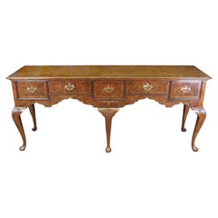 Baker Stately Homes Aparador de caoba Queen Anne Credenza Consola Consola 81