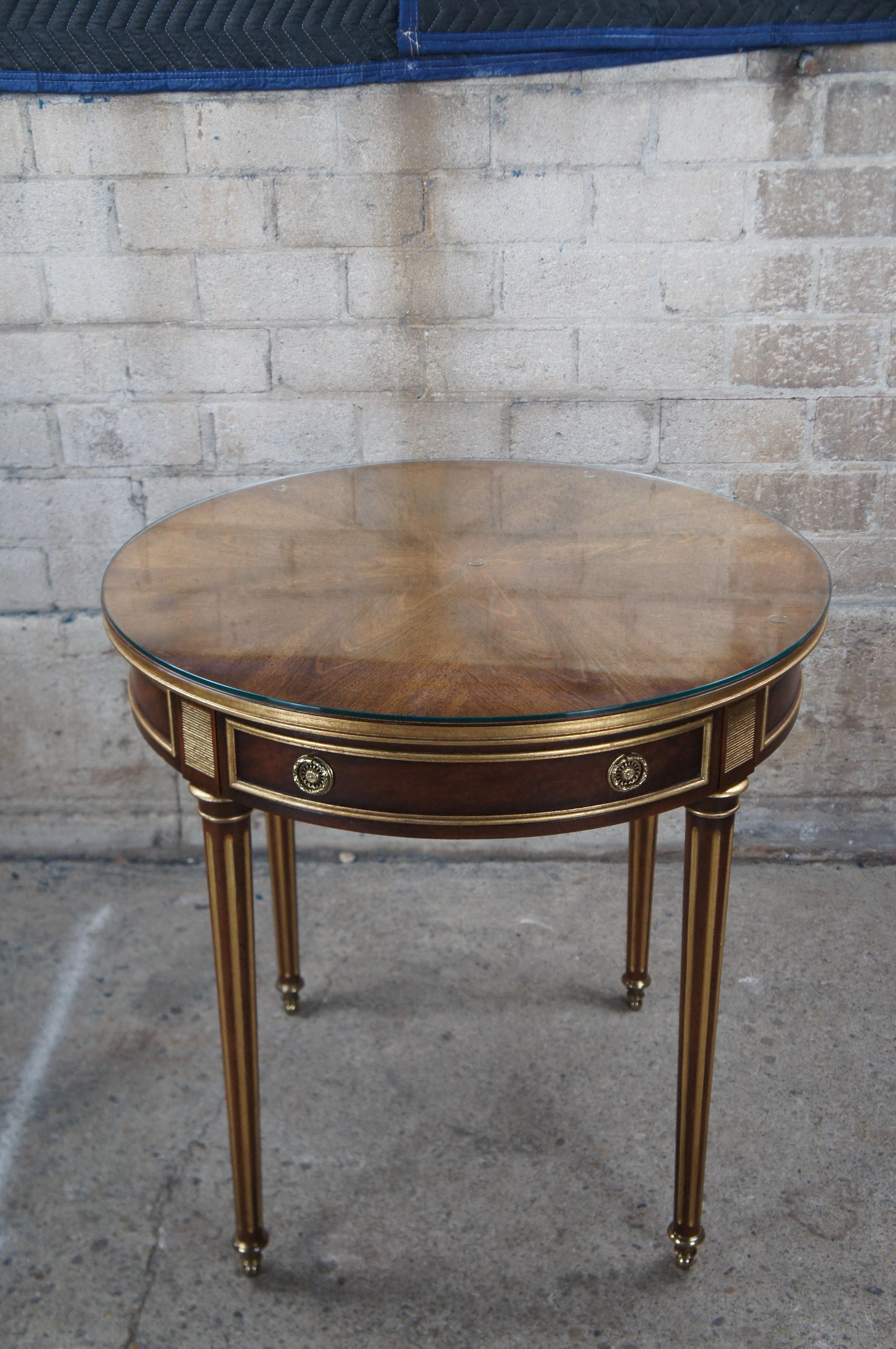 Baker Stately Homes Sir Humphry Wakefield French Louis XVI Round Side Table 6
