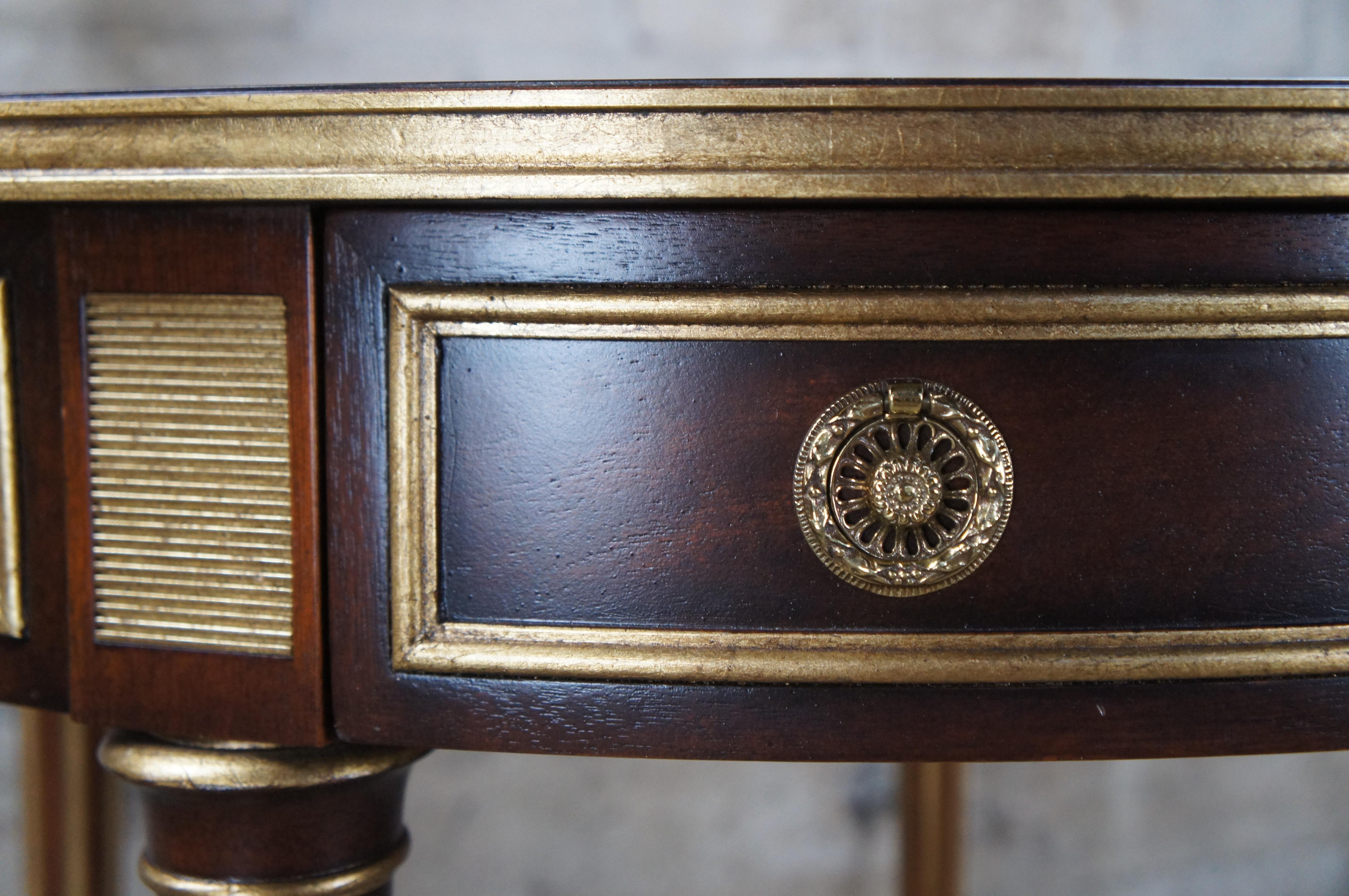 Mahogany Baker Stately Homes Sir Humphry Wakefield French Louis XVI Round Side Table