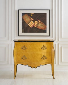 Baker Two-Drawer Hand Painted Bombay Chest of Drawers