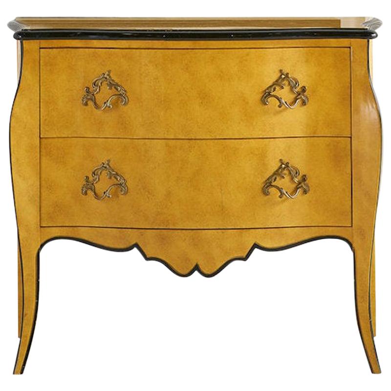 Baker Two-Drawer Hand Painted Bombay Chest of Drawers