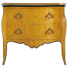 Used Baker Two-Drawer Hand Painted Bombay Chest of Drawers