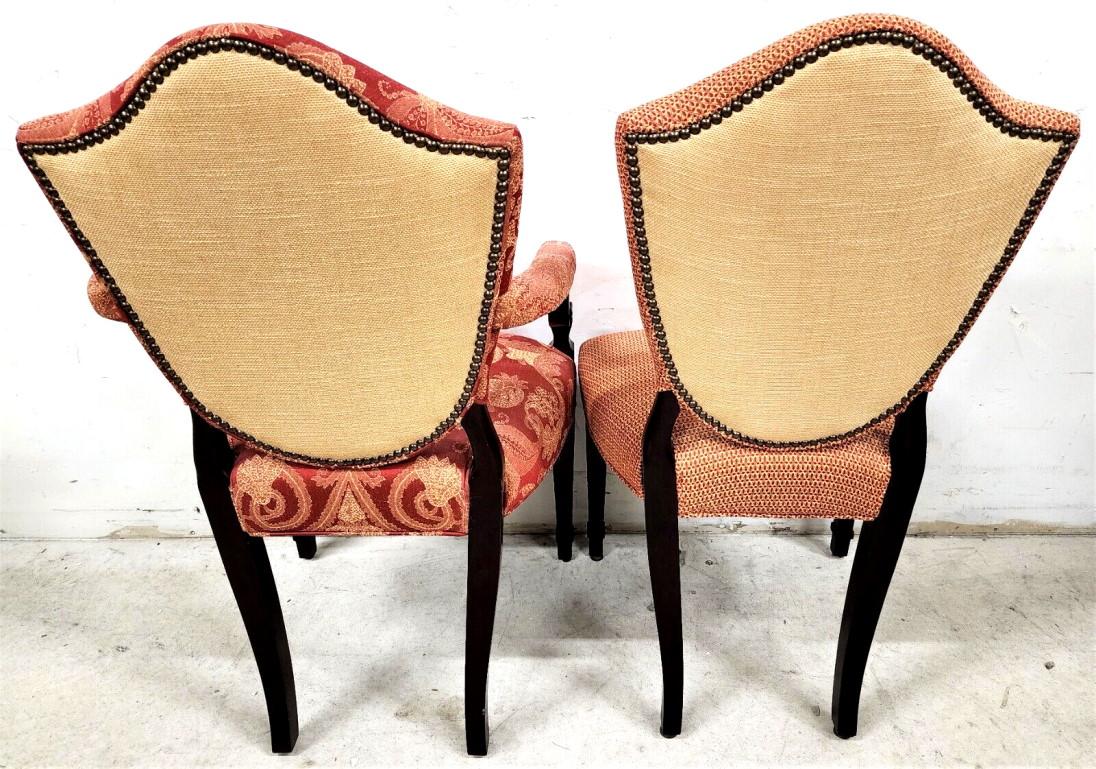 Baker Upholstered Bergamo Dining Chairs Set of 8 1