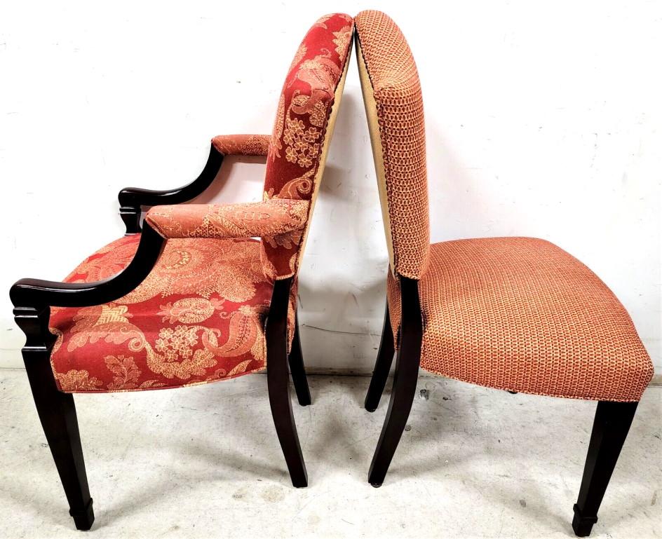 Baker Upholstered Bergamo Dining Chairs Set of 8 2