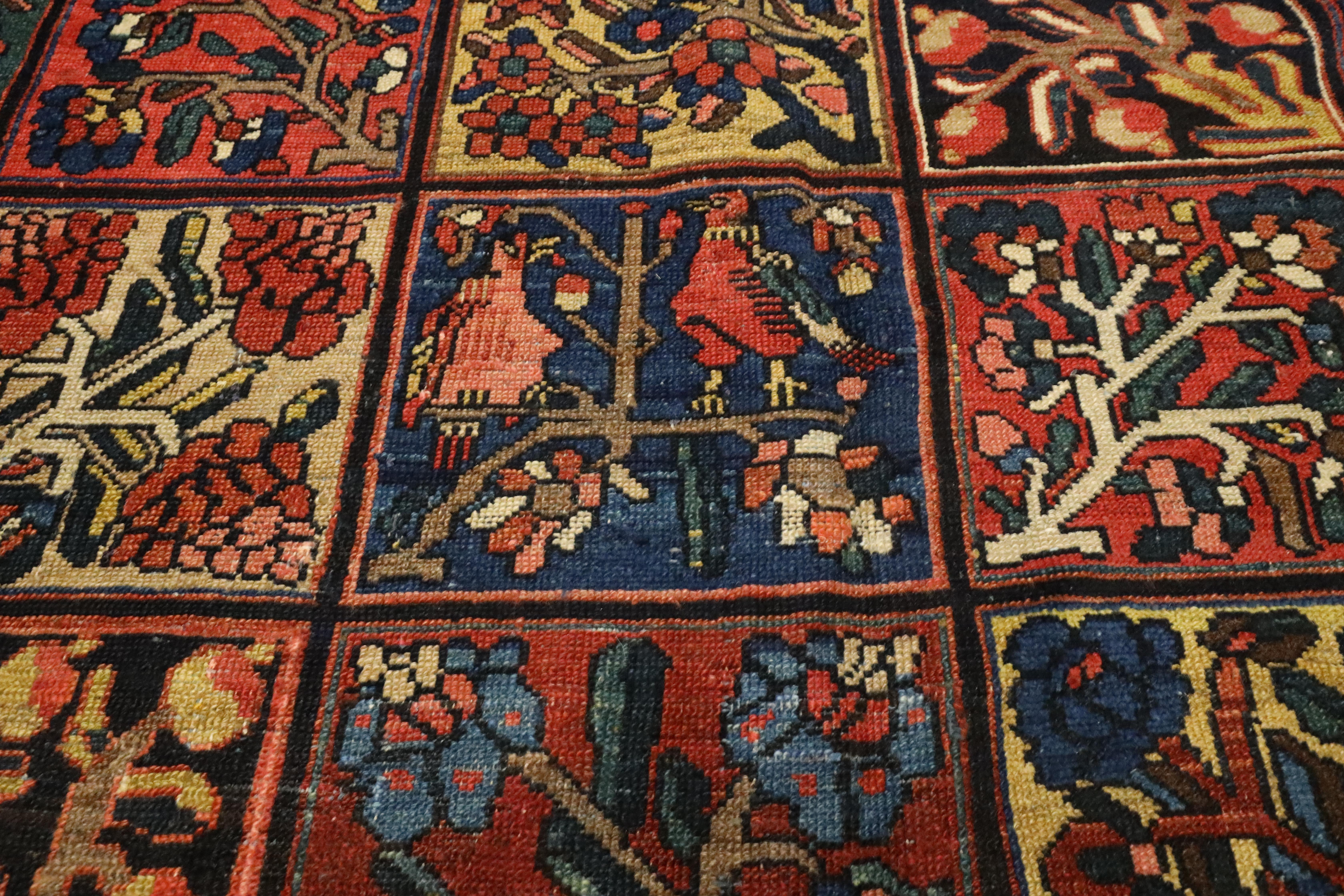 Tapis ancien Bakhtiar - 9'9
