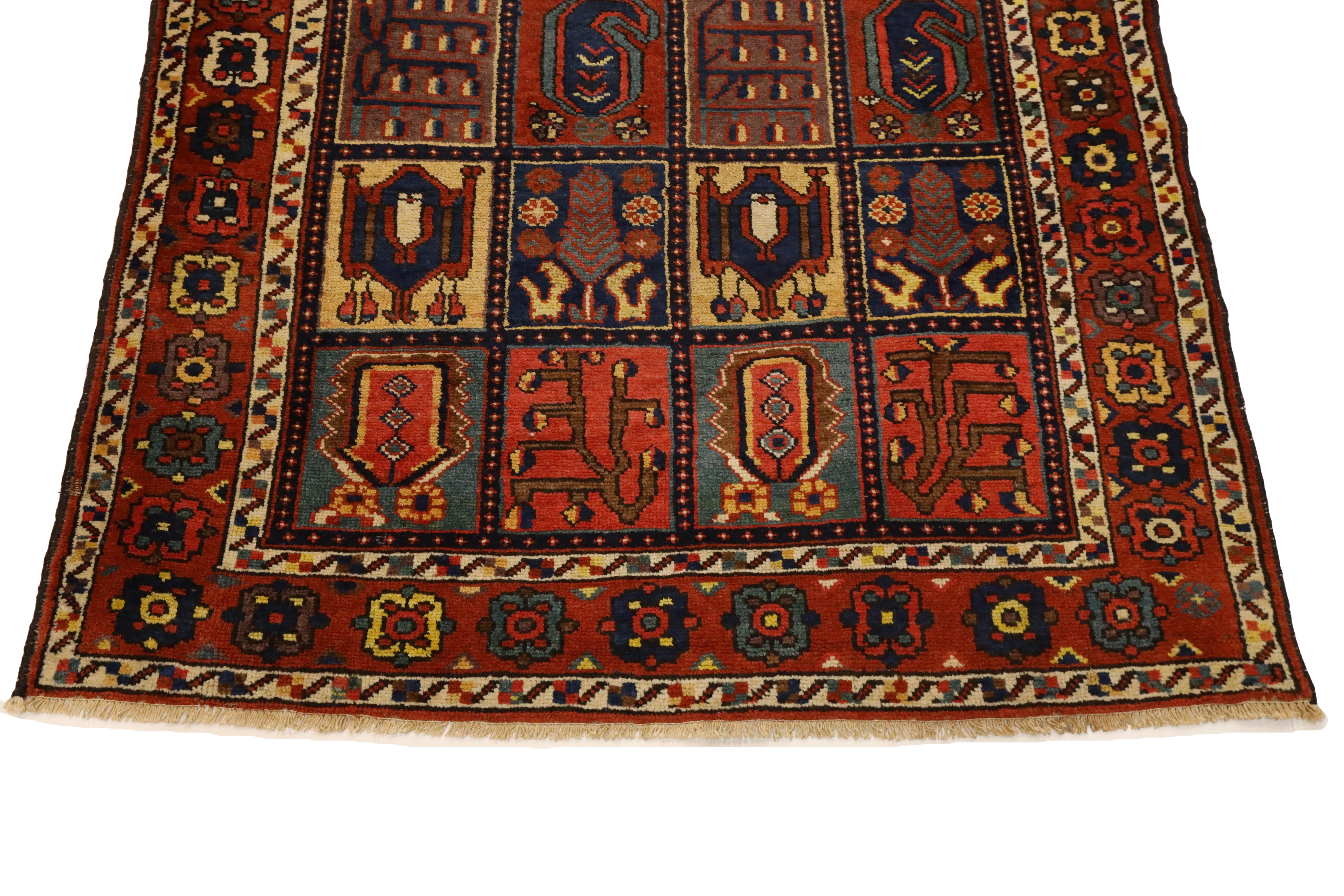 Perse Tapis ancien Bakhtiar - 4'5