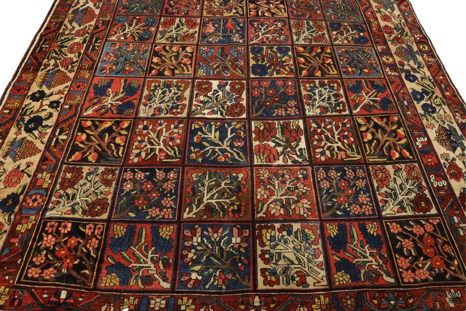 Tapis ancien Bakhtiar - 9'9