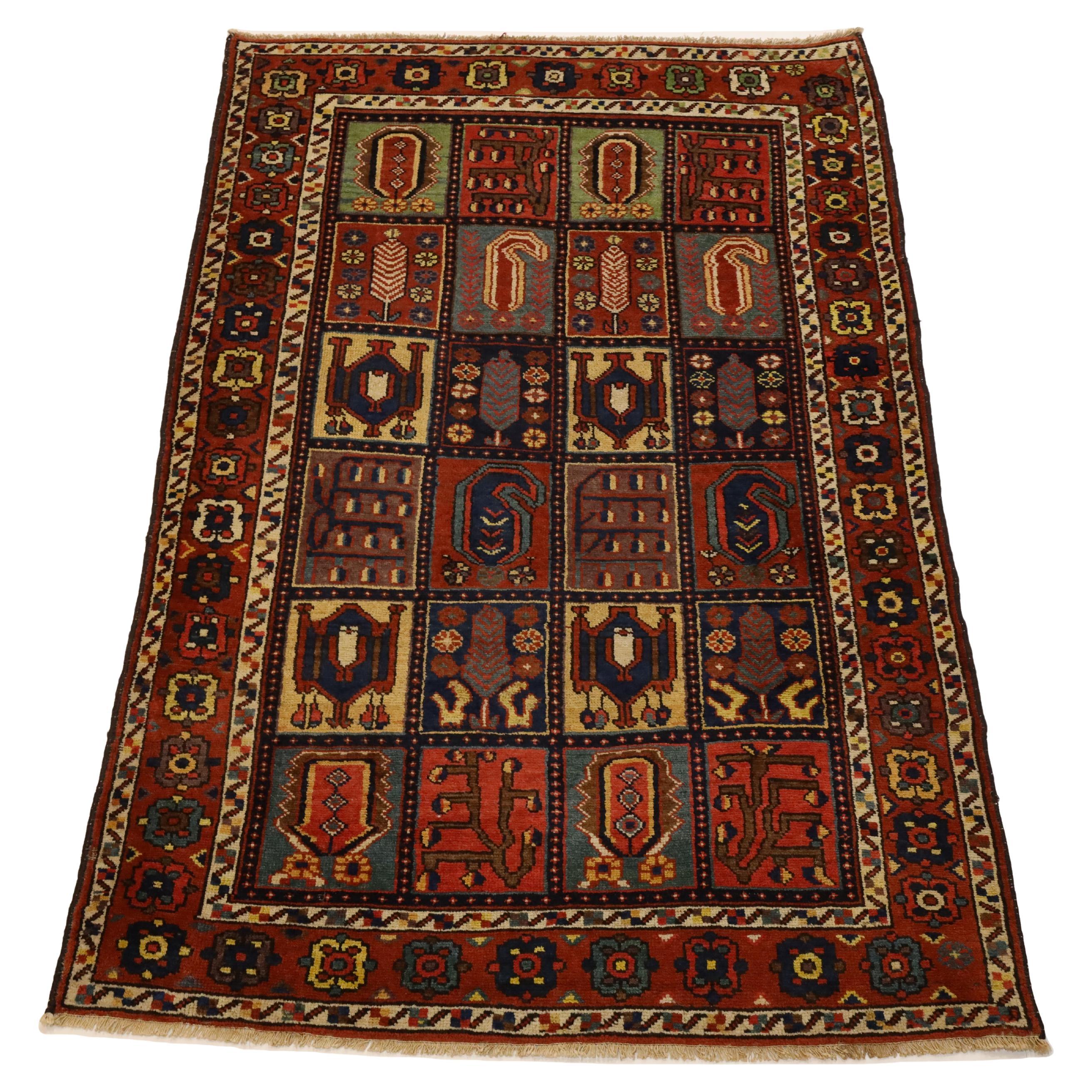 Bakhtiar Antique Rug - 4'5" x 6'2"