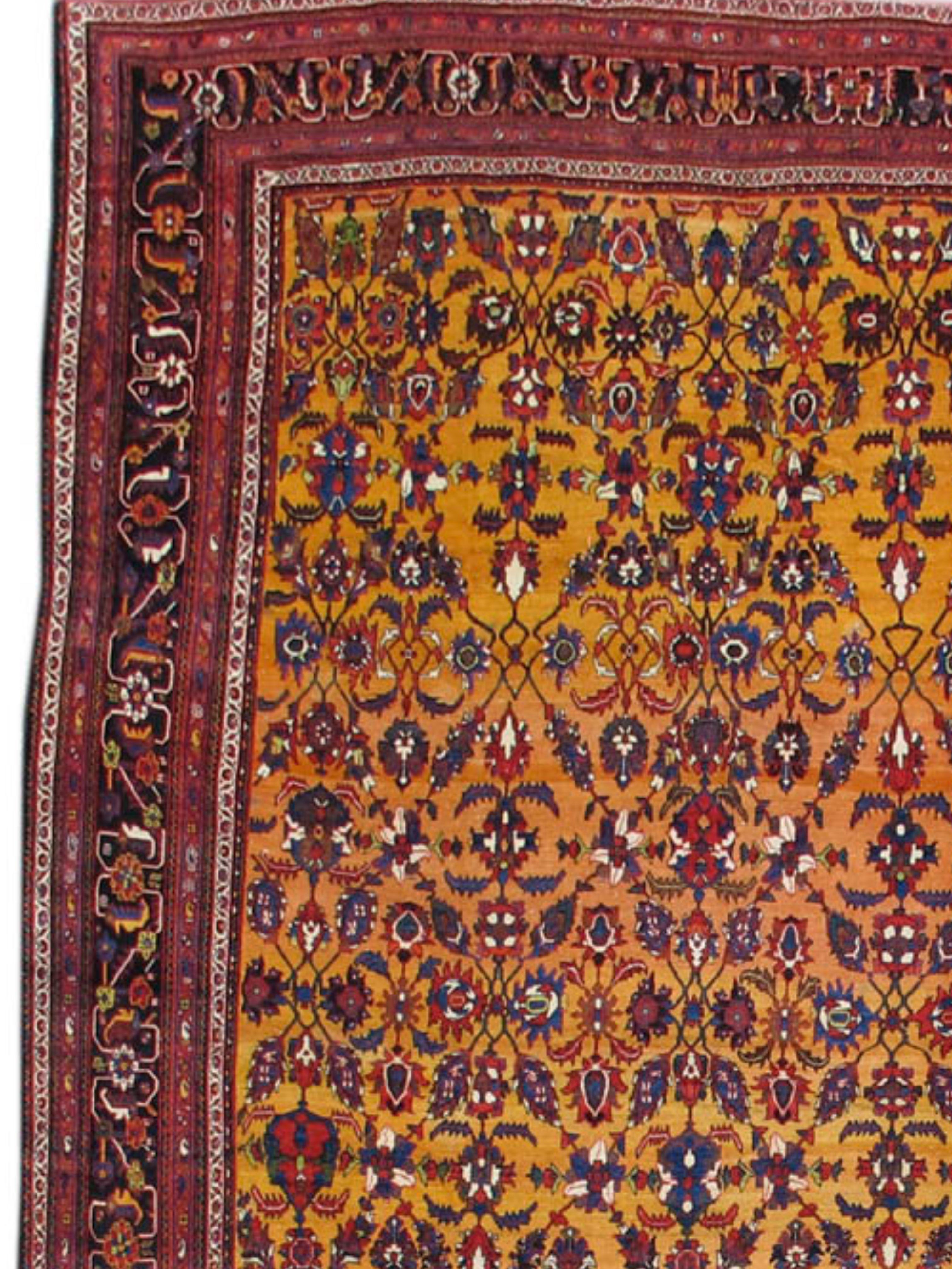 Persiano Tappeto Bakhtiari, 1900 ca. in vendita