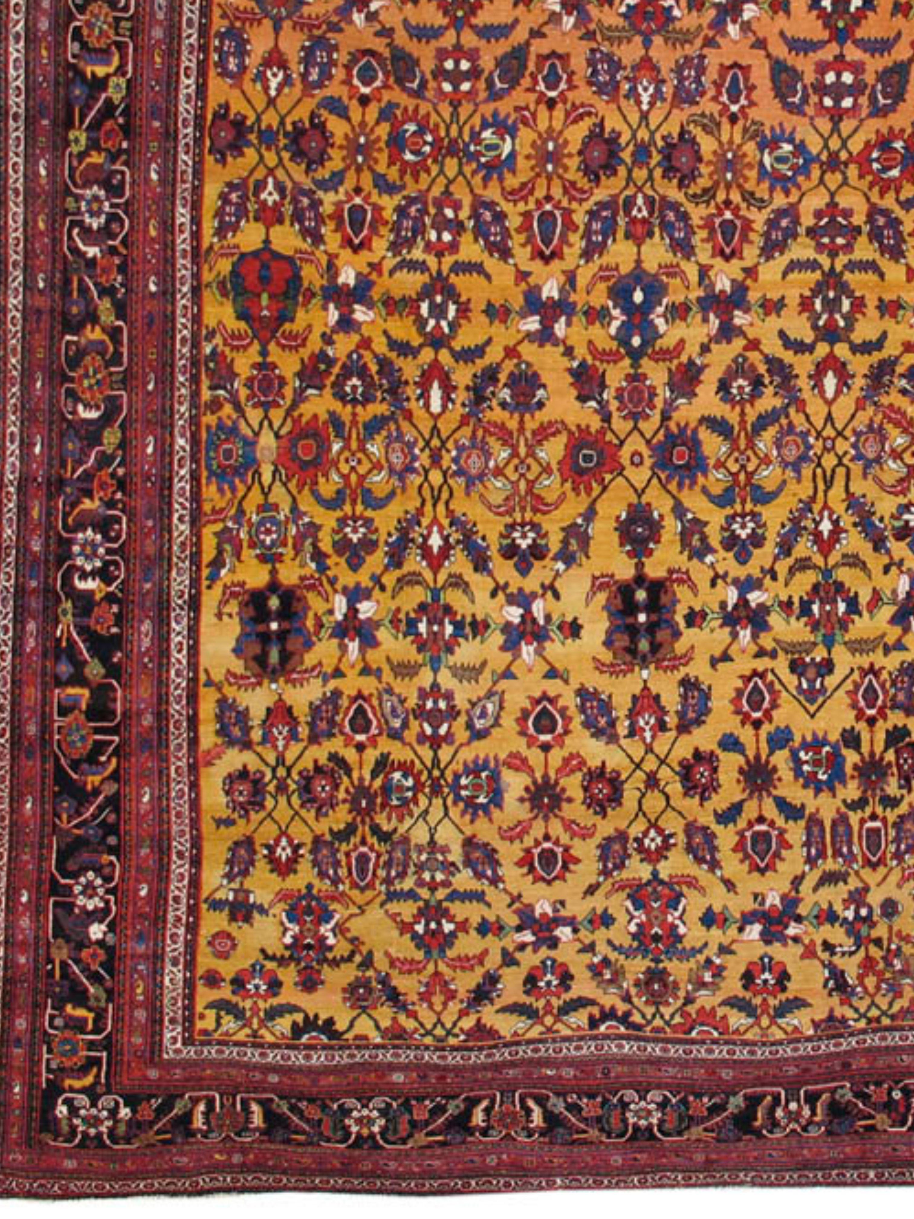 Tappeto Bakhtiari, 1900 ca. In condizioni buone in vendita a San Francisco, CA