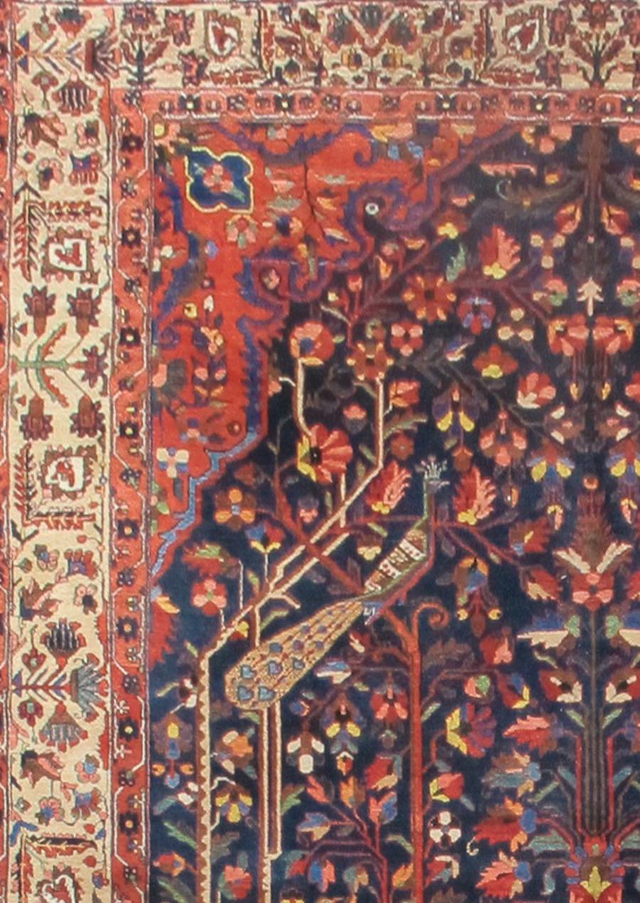 Hand-Woven Bakhtiari Carpet