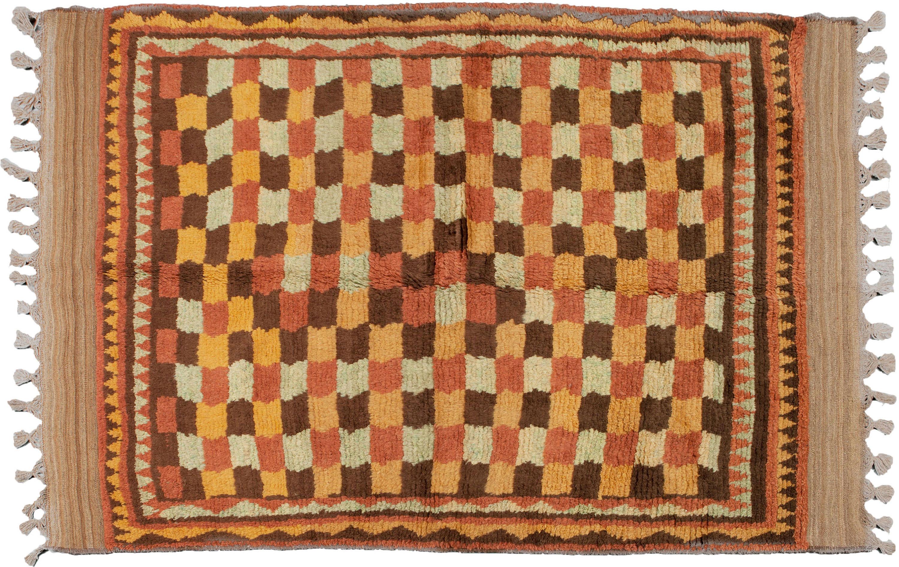 Bakhtiari Gabbeh Teppich 199x169cm (Wolle) im Angebot