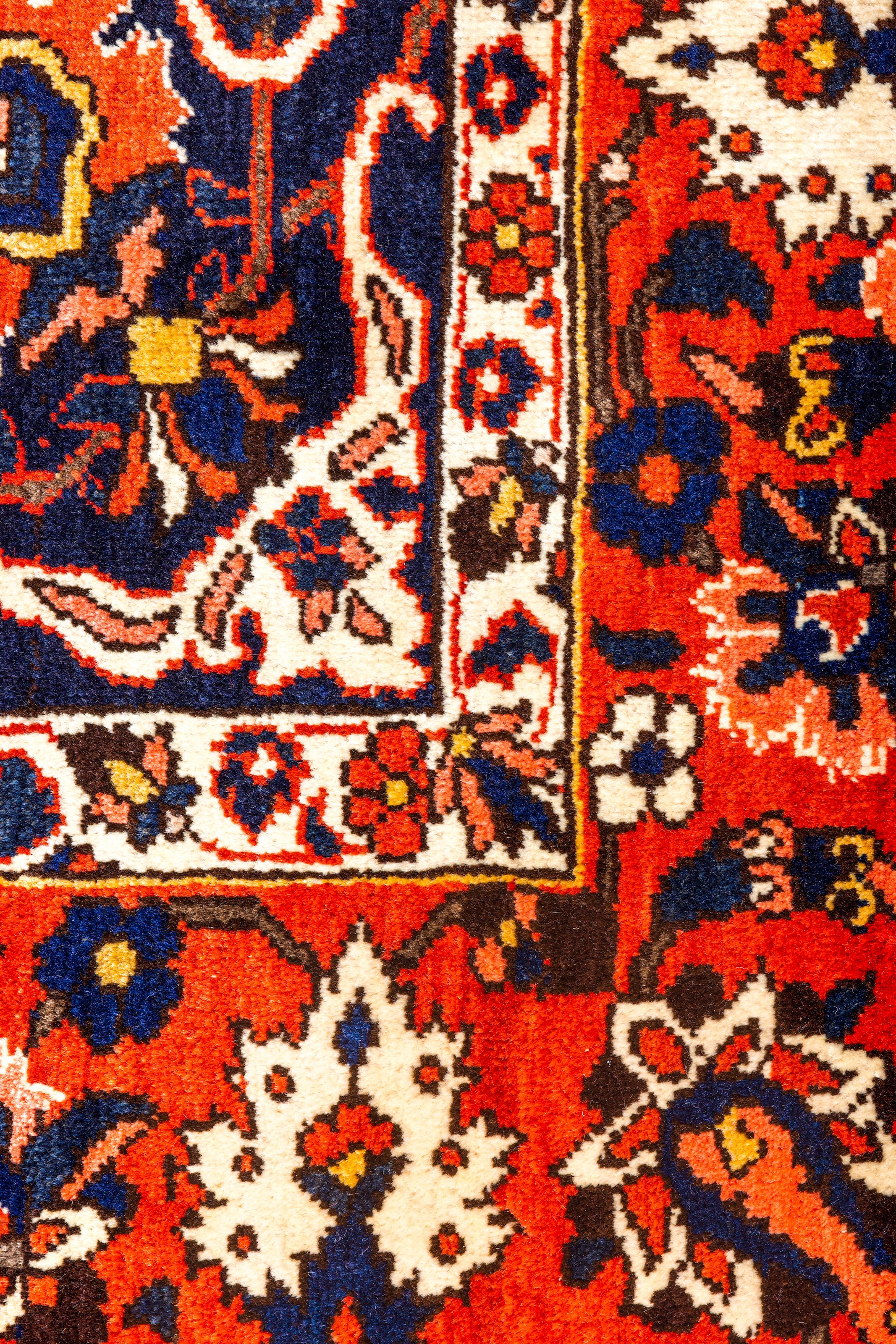 Perse Authentique tapis persan orange 10' 0