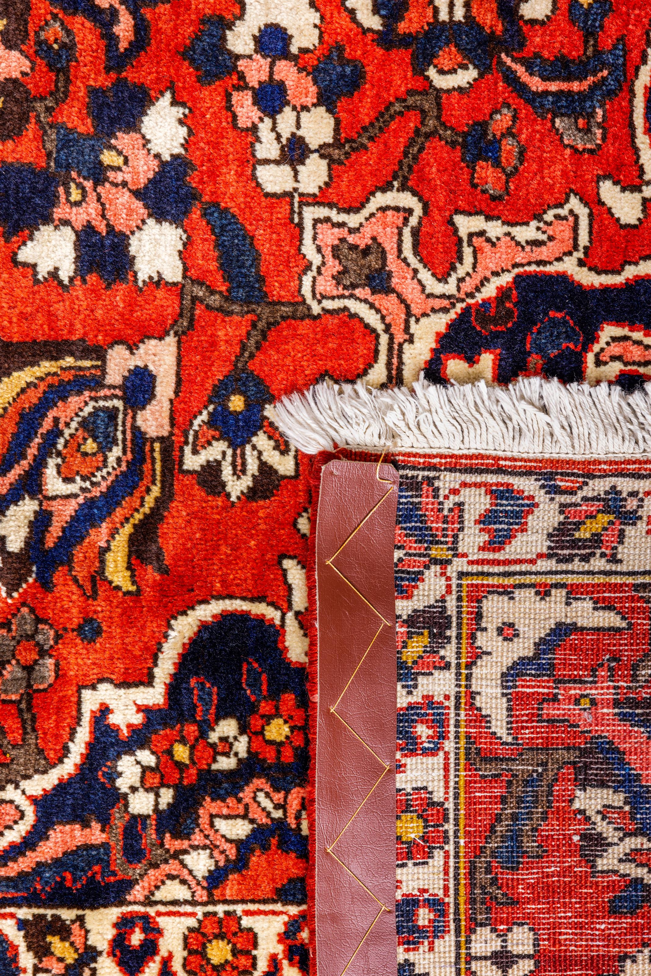 Noué à la main Authentique tapis persan orange 10' 0