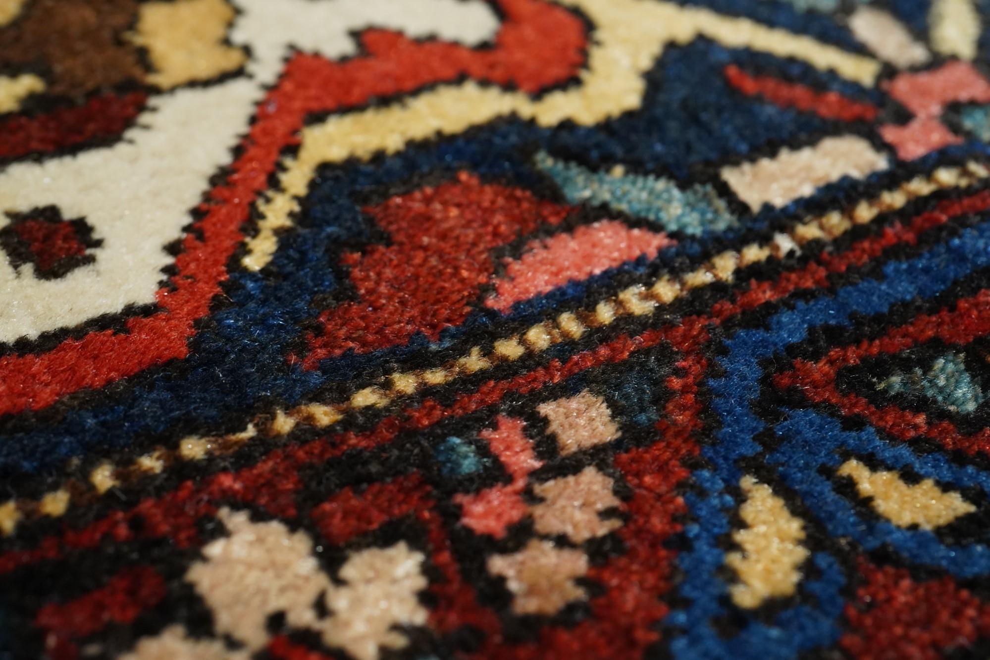 Wool Vintage Bakhtiari Rug 10'2'' x 12'1'' For Sale