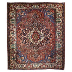 Bakhtiari-Teppich im Vintage-Stil 10'2'' x 12'1''